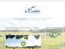 Tablet Screenshot of lecraulois.com